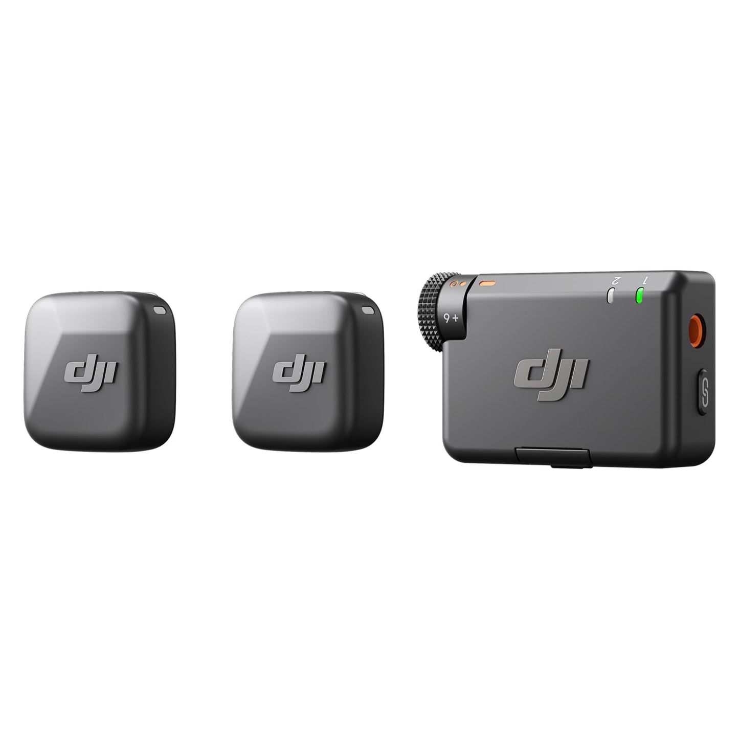 DJI Mic Mini (2 TX + 1 RX + Charging Case), Wireless Lavalier Microphone for iPhone/Camera/Android, Ultralight, Detail-Rich Audio, 48h Use, Noise Cancelling, Automatic Limiting, Vlog, Streaming