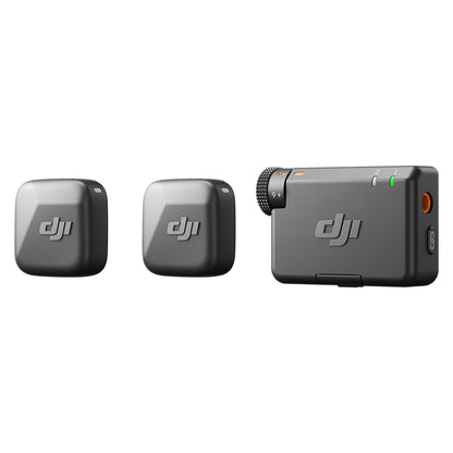 DJI Mic Mini (2 TX + 1 RX + Charging Case), Wireless Lavalier Microphone for iPhone/Camera/Android, Ultralight, Detail-Rich Audio, 48h Use, Noise Cancelling, Automatic Limiting, Vlog, Streaming