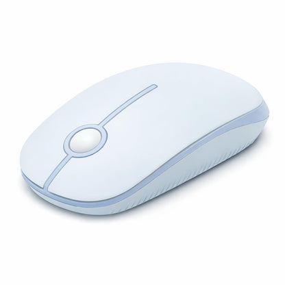 VssoPlor Wireless Mouse, 2.4G Slim Portable Computer Laptop Mouse with Nano Receiver Quiet Silent Optical Mice for Notebook, PC, Laptop, Computer-Black and Gold