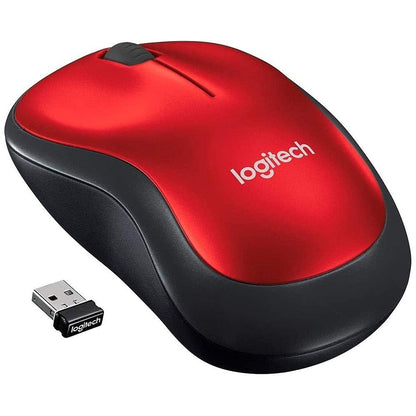 Logitech M185 Wireless Mouse, 2.4GHz with USB Mini Receiver, 12-Month Battery Life, 1000 DPI Optical Tracking, Ambidextrous PC/Mac/Laptop - Swift Grey