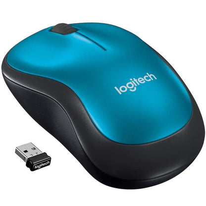 Logitech M185 Wireless Mouse, 2.4GHz with USB Mini Receiver, 12-Month Battery Life, 1000 DPI Optical Tracking, Ambidextrous PC/Mac/Laptop - Swift Grey