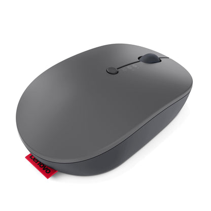 Lenovo 600 Bluetooth Silent Mouse, Blue Optical Sensor, Adjustable DPI, 4 Button, Microsoft Swift Pair, Windows, Chrome, GY50X88832, Gray