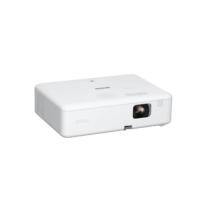Epson EpiqVision Flex CO-FH02 Full HD 1080p Smart Streaming Portable Projector 3-Chip 3LCD, 3000 Lumen Color/White Brightness, Android TV, Bluetooth, 5W Speaker, Home Entertainment