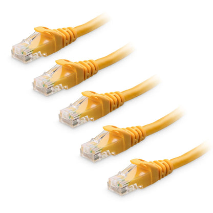 Cable Matters 10Gbps 5-Pack Snagless Short Cat 6 Ethernet Cable - 3ft, Cat 6 Cable, Cat6 Cord, Ethernet Cord, Black