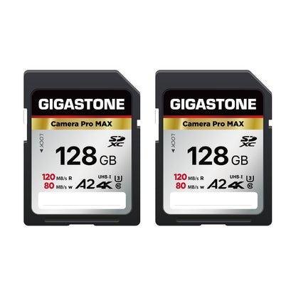 【5-Years Data Recovery】 GIGASTONE 256GB SD Card, 4K Camera Pro, A1 V30 SDXC Memory Card 4K UHD Video Compatible with Canon Digital Camera, with 1 Mini Case