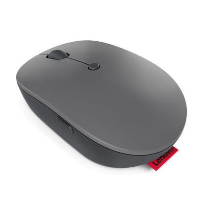 Lenovo 600 Bluetooth Silent Mouse, Blue Optical Sensor, Adjustable DPI, 4 Button, Microsoft Swift Pair, Windows, Chrome, GY50X88832, Gray