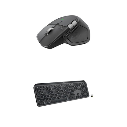 Logitech MX Master 4, Ergonomic Wireless Mouse with Advanced Performance Haptic Feedback, Ultra-Fast Scrolling, USB-C Charging, Bluetooth, Windows, MacOS - Graphite