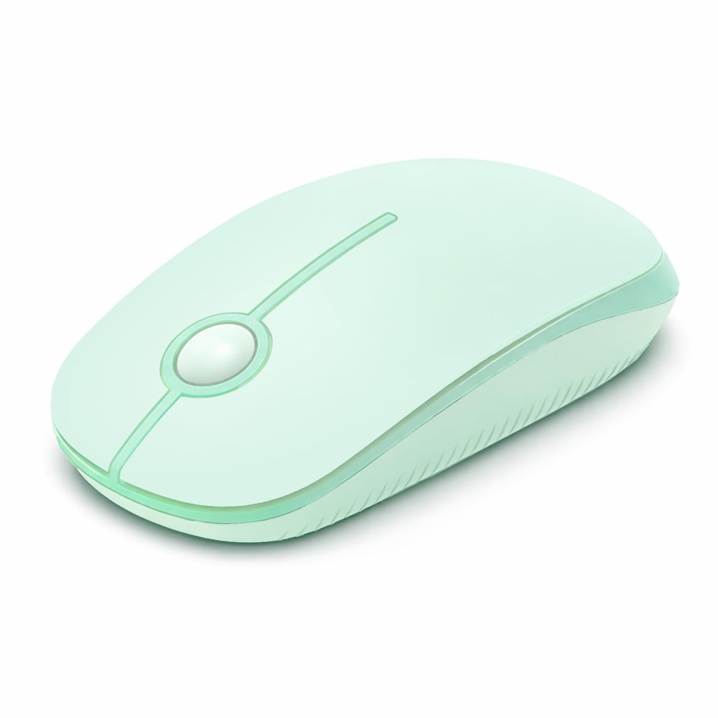 VssoPlor Wireless Mouse, 2.4G Slim Portable Computer Laptop Mouse with Nano Receiver Quiet Silent Optical Mice for Notebook, PC, Laptop, Computer-Black and Gold