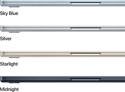 Apple 2026 MacBook Air 13-inch Laptop with M5 chip: Built for AI, 13.6-inch Liquid Retina Display, 16GB Unified Memory, 512GB SSD, 12MP Center Stage Camera, Touch ID, Wi-Fi 7; Midnight