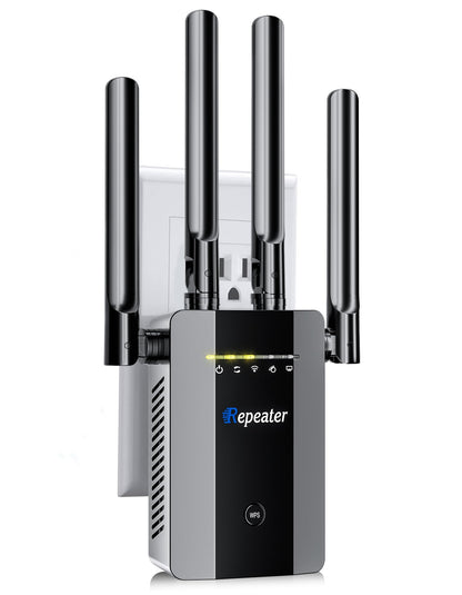 2026 New WiFi Extender Signal Booster for Home, 15715sq.ft Long Range WiFi Repeater Wireless Routers Signal Amplifier, Mesh WiFi 15X Faster Access Point with Ethernet Port, Easy Setup, 5 Working Mode