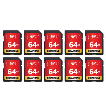 GIGASTONE 32GB SD Card 5-Pack UHS-I U1 Class 10 SDHC Memory Card High-Speed Full HD Video Compatible with Canon Digital Camera, SPYPOINT TACTACAM WOSPORTS Trail Camera, with 5 Mini Cases