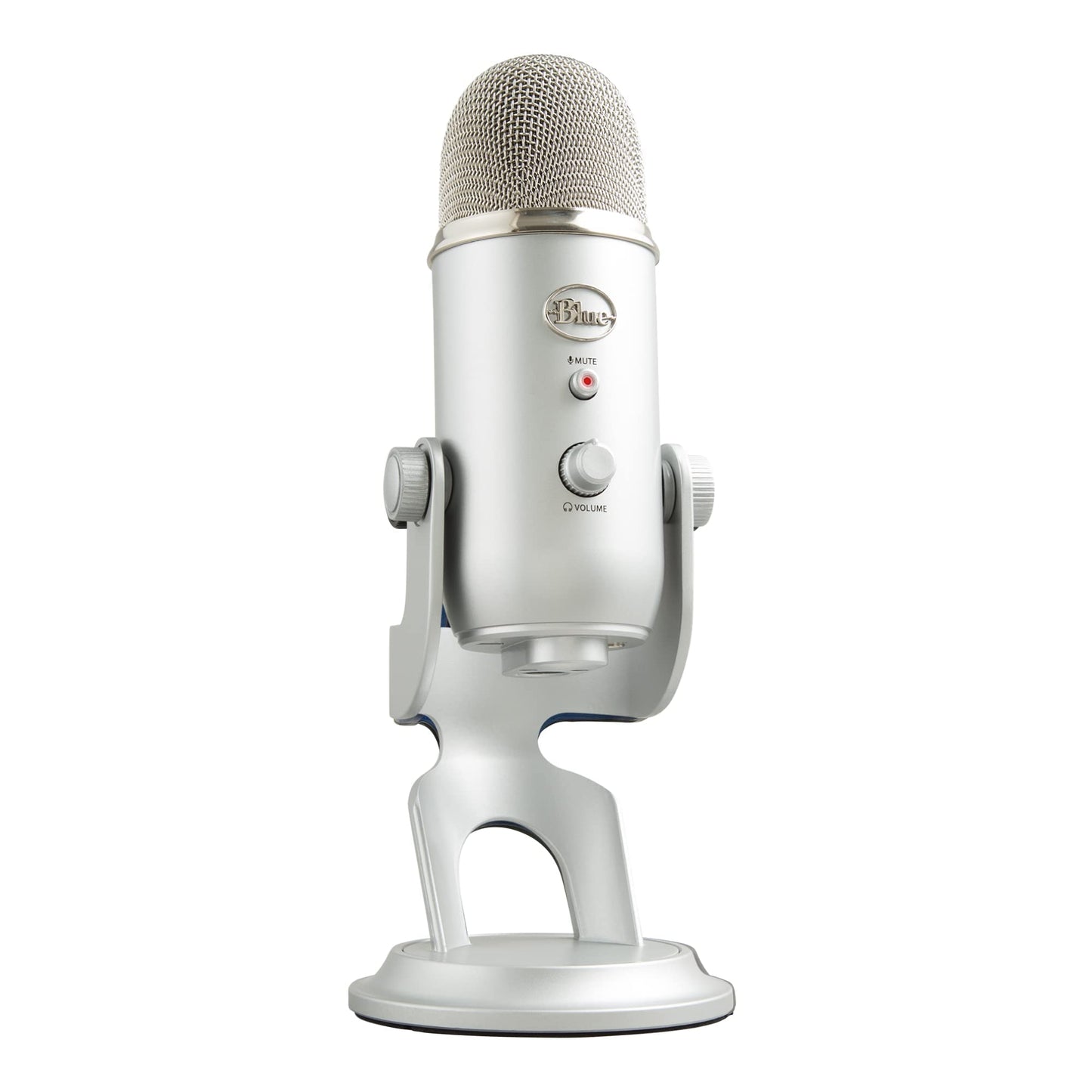 Logitech Creators Blue Yeti USB Microphone for PC, Mac, Gaming, Recording, Streaming, Podcasting, Studio and Computer Condenser Mic with Blue VO!CE effects, 4 Pickup Patterns, Plug and Play - Blackout