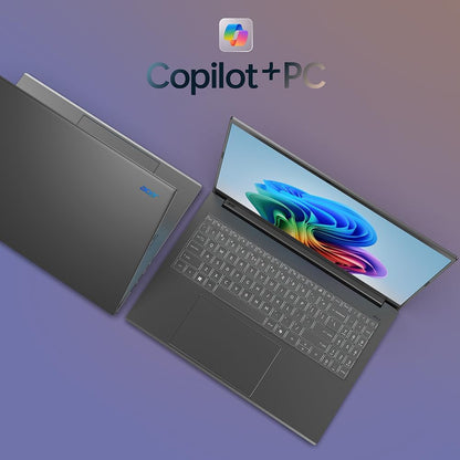 acer Aspire 16 AI Copilot+ PC | 16" WUXGA 120Hz Multi-Touch Display | Snapdragon X X1-26-100 | NPU: 45 Tops - GPU: Up to 1.7 TFLOPs | 16GB LPDDR5X | 512GB PCIe Gen 4 SSD | Wi-Fi 7 | A16-11MT-X669