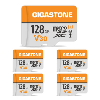 GIGASTONE 64GB Micro SD Card 2-Pack, V30 4K Video Recording, Surveillance, Security Camera, Dash Cam, Drone, 95MB/s MicroSDXC Memory Card UHS-I Class 10, with Adapter