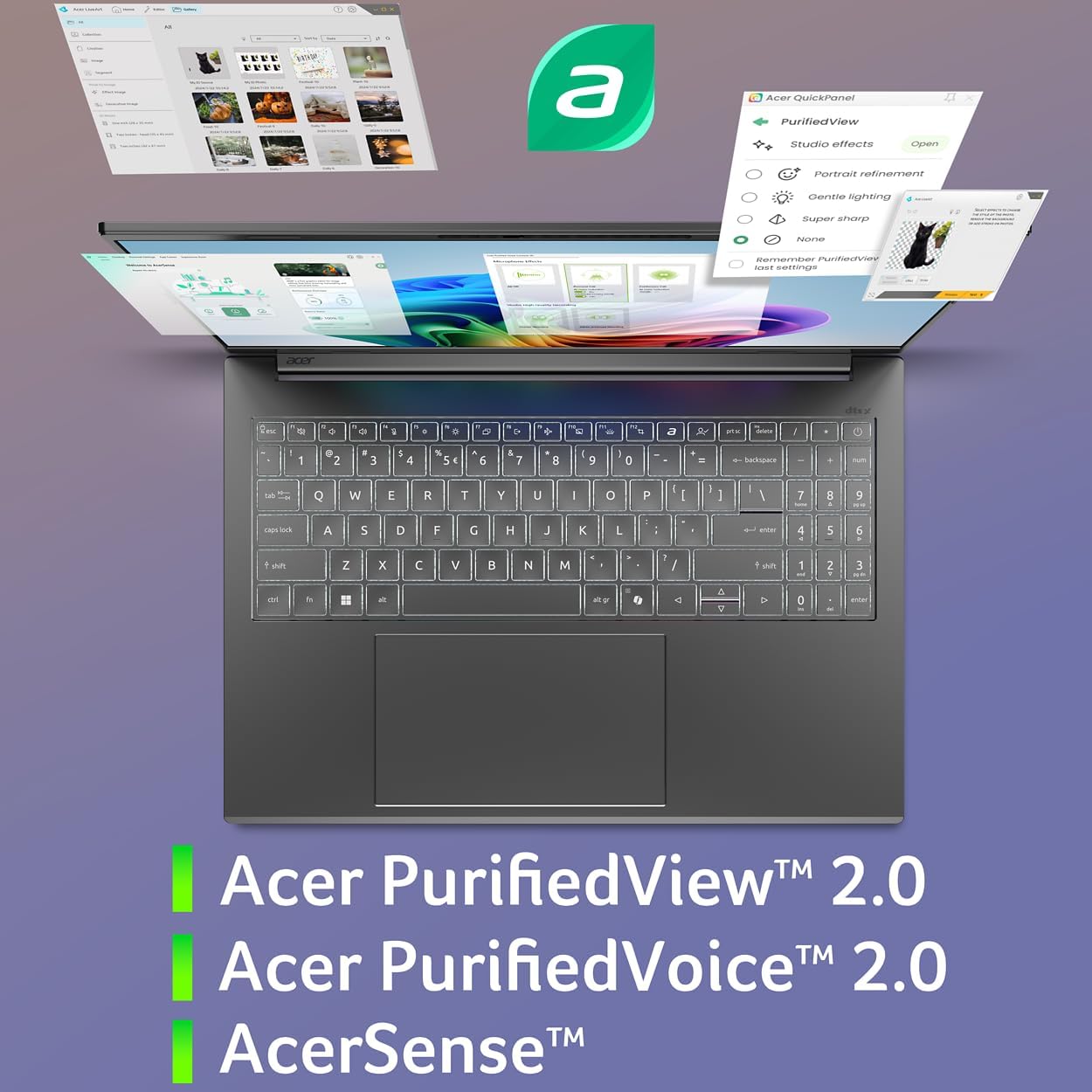 acer Aspire 16 AI Copilot+ PC | 16" WUXGA 120Hz Multi-Touch Display | Snapdragon X X1-26-100 | NPU: 45 Tops - GPU: Up to 1.7 TFLOPs | 16GB LPDDR5X | 512GB PCIe Gen 4 SSD | Wi-Fi 7 | A16-11MT-X669