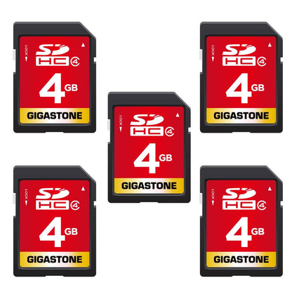 GIGASTONE 32GB SD Card 5-Pack UHS-I U1 Class 10 SDHC Memory Card High-Speed Full HD Video Compatible with Canon Digital Camera, SPYPOINT TACTACAM WOSPORTS Trail Camera, with 5 Mini Cases