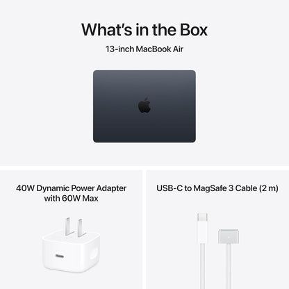 Apple 2026 MacBook Air 13-inch Laptop with M5 chip: Built for AI, 13.6-inch Liquid Retina Display, 16GB Unified Memory, 512GB SSD, 12MP Center Stage Camera, Touch ID, Wi-Fi 7; Midnight
