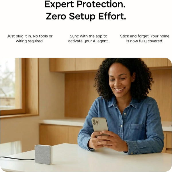 Layla Smart Air Conditioner Controller | WiFi Remote & Sensor | Wireless AC Controller, Home Energy-Saving Cooling Device | Quick & Easy Installation Maintains Comfort & Control for Mini Split