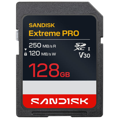 SANDISK 256GB Extreme PRO SDXC UHS-I Memory Card - C10, U3, V30, 4K UHD, SD Card - SDSDXXD-256G-GN4IN