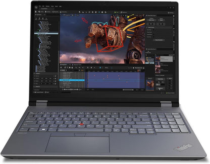 Lenovo ThinkPad P16 Gen 2 Intel Core i9-13950HX vPro, 24C, 16" WQUXGA (3840 x 2400) OLED Touch, 400 nits, 128GB RAM, 2TB SSD, NVIDIA RTX 5000 Ada, Backlit KYB, Fingerprint Reader, Windows Pro