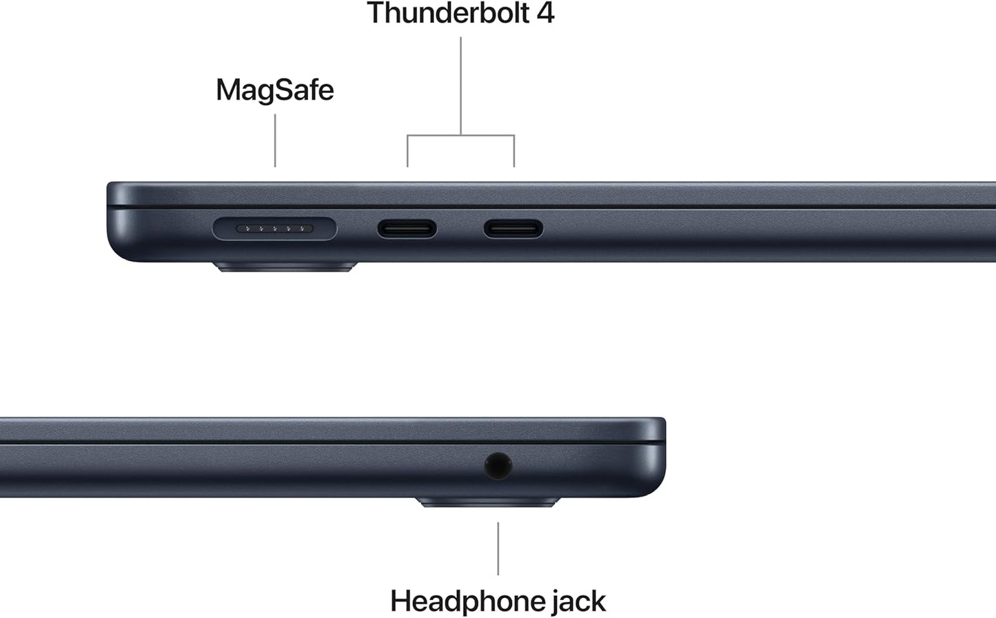 Apple 2026 MacBook Air 13-inch Laptop with M5 chip: Built for AI, 13.6-inch Liquid Retina Display, 16GB Unified Memory, 512GB SSD, 12MP Center Stage Camera, Touch ID, Wi-Fi 7; Midnight