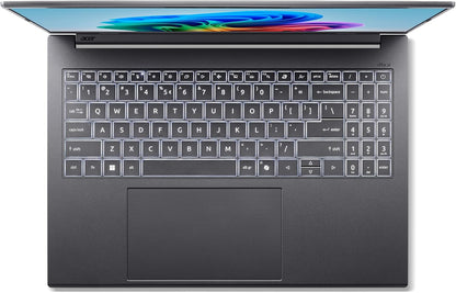 acer Aspire 16 AI Copilot+ PC | 16" WUXGA 120Hz Multi-Touch Display | Snapdragon X X1-26-100 | NPU: 45 Tops - GPU: Up to 1.7 TFLOPs | 16GB LPDDR5X | 512GB PCIe Gen 4 SSD | Wi-Fi 7 | A16-11MT-X669