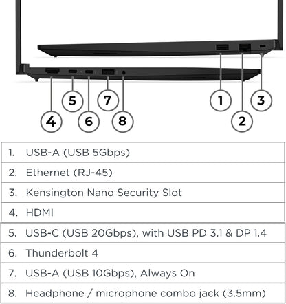 Lenovo ThinkPad E16 Gen 3 Laptop Computer for Office Business Daily use, Intel Ultra 7 255H, Arc 140T, 32GB DDR5 RAM, 1TB PCIe SSD, WiFi 6E, 16" FHD+, Webcam, Windows 11 Pro