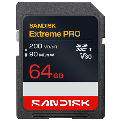 SANDISK 128GB Extreme PRO SDXC UHS-I Memory Card - C10, U3, V30, 4K UHD, SD Card - SDSDXXD-128G-GN4IN