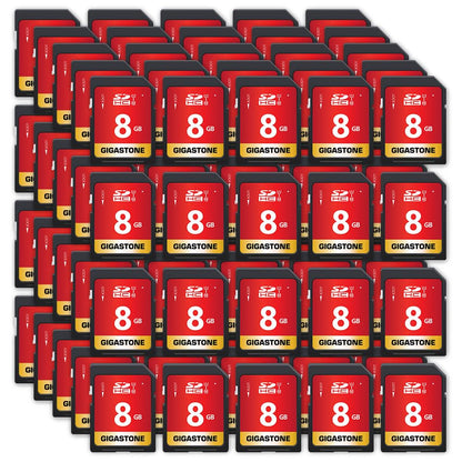 GIGASTONE 32GB SD Card 5-Pack UHS-I U1 Class 10 SDHC Memory Card High-Speed Full HD Video Compatible with Canon Digital Camera, SPYPOINT TACTACAM WOSPORTS Trail Camera, with 5 Mini Cases
