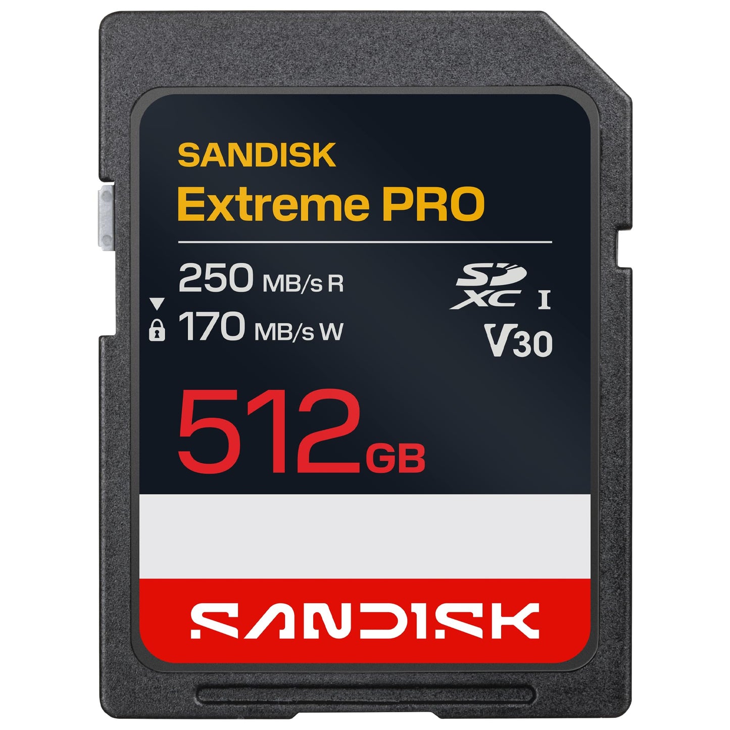 SANDISK 256GB Extreme PRO SDXC UHS-I Memory Card - C10, U3, V30, 4K UHD, SD Card - SDSDXXD-256G-GN4IN
