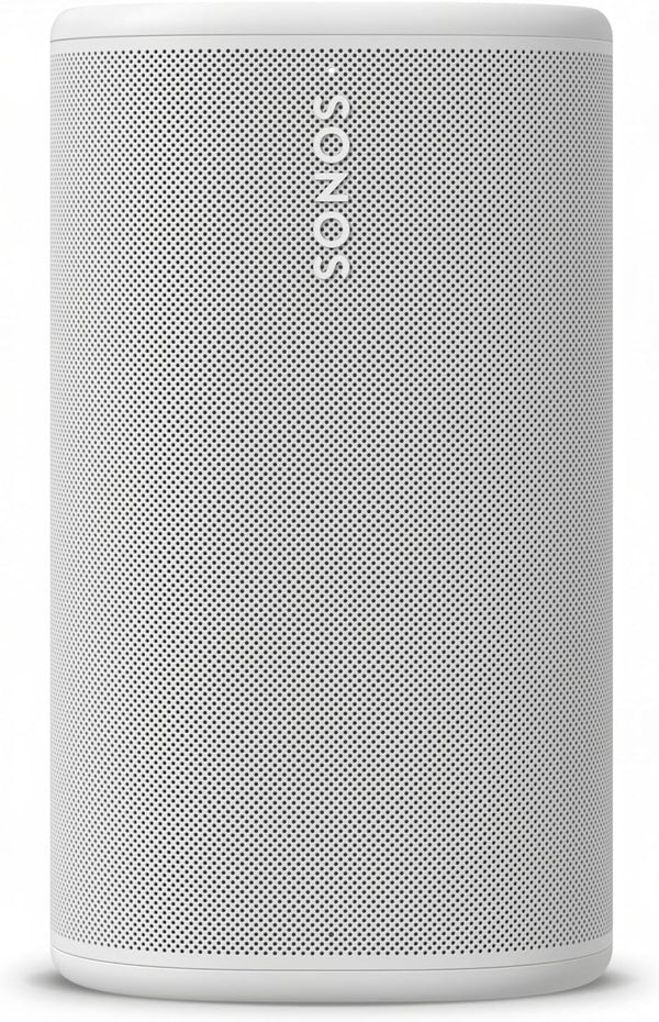 Sonos Play - Portable Bluetooth Speaker with WiFi, Alexa, 24-Hour Battery Life, Charging Base - White