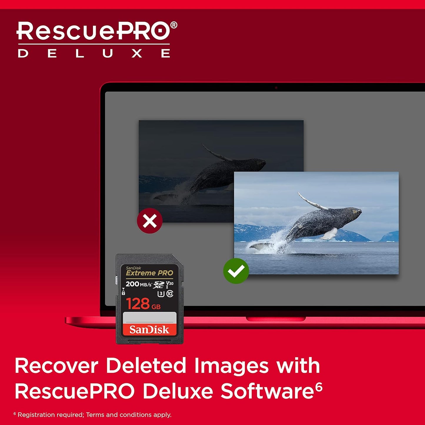 SANDISK 128GB Extreme PRO SDXC UHS-I Memory Card - C10, U3, V30, 4K UHD, SD Card - SDSDXXD-128G-GN4IN