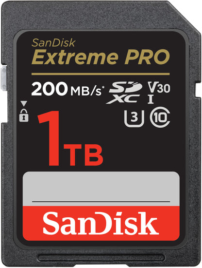 SANDISK 256GB Extreme PRO SDXC UHS-I Memory Card - C10, U3, V30, 4K UHD, SD Card - SDSDXXD-256G-GN4IN